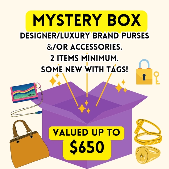 Louis Vuitton | Other | Mystery Box Of Designerluxury Items Values Up ...